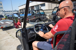 Speciális quadokat és utánfutókat kaptak az önkéntesek