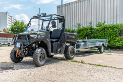 Speciális quadokat és utánfutókat kaptak az önkéntesek