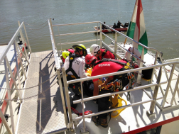 Gyakorlatozott a HUNOR kötéltehcnikai csapata