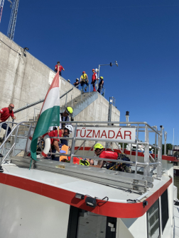 Gyakorlatozott a HUNOR kötéltehcnikai csapata