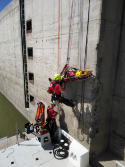 Gyakorlatozott a HUNOR kötéltehcnikai csapata