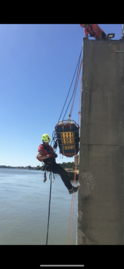 Gyakorlatozott a HUNOR kötéltehcnikai csapata