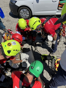 Gyakorlatozott a HUNOR kötéltehcnikai csapata