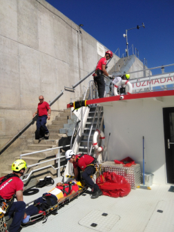 Gyakorlatozott a HUNOR kötéltehcnikai csapata