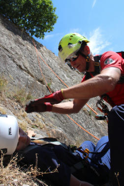 Gyakorlatozott a HUNOR kötéltehcnikai csapata