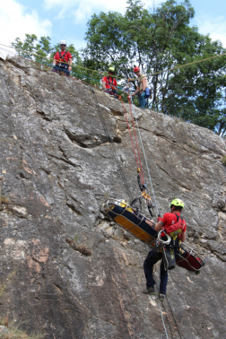 Gyakorlatozott a HUNOR kötéltehcnikai csapata