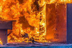 Lakástűz bemutató