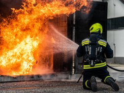 Lakástűz bemutató