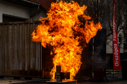 Lakástűz bemutató