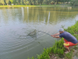 A horgászmódszert a profikra bízták a szervezők.