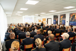 Az ünnepségen a Katasztrófavédelem Központi Zenekara kvintettjének ünnepi műsorát hallhatták a résztvevők