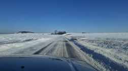 Csúszkáltak az autók tegnap is