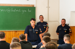 Tanévkezdés a Katasztrófavédelmi Oktatási Központban