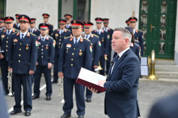 Ünnepség a 135 éves budavári tűzoltó laktanyában