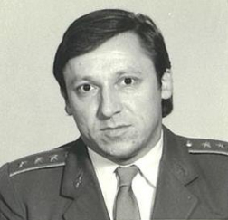 Cserháti Tibor nyugállományú tűzoltó ezredes arcképe