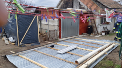 Melléképületet rongált meg a szél