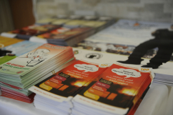 Lakástüzek megelőzése érdekében készített szórólap közelről