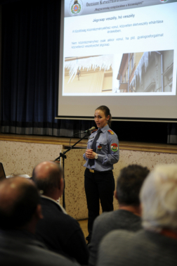 Szakmai előadás a felkészítésen