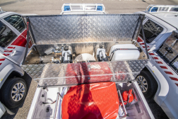 Erdőtüzes gyorsbeavatkozású gépjármű málházata