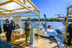 Szolgálatba állt a katasztrófavédelem járőrhajója