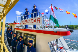 Szolgálatba állt a katasztrófavédelem járőrhajója