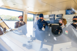 Szolgálatba állt a katasztrófavédelem járőrhajója