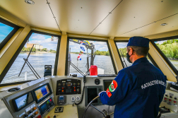 Szolgálatba állt a katasztrófavédelem járőrhajója