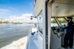 Szolgálatba állt a katasztrófavédelem járőrhajója