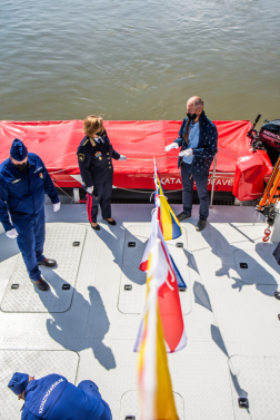Szolgálatba állt a katasztrófavédelem járőrhajója