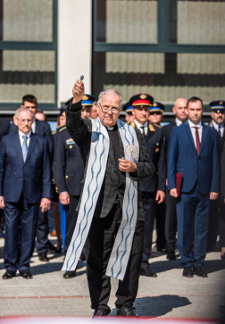 Az épületegyüttes megáldása