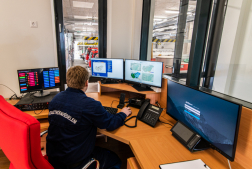 A tűzoltóság ügyeleti helyisége